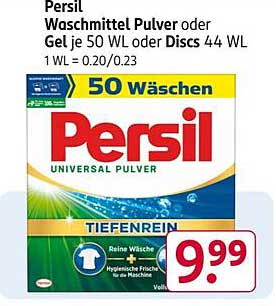 Persil Waschmittel Pulver oder Gel