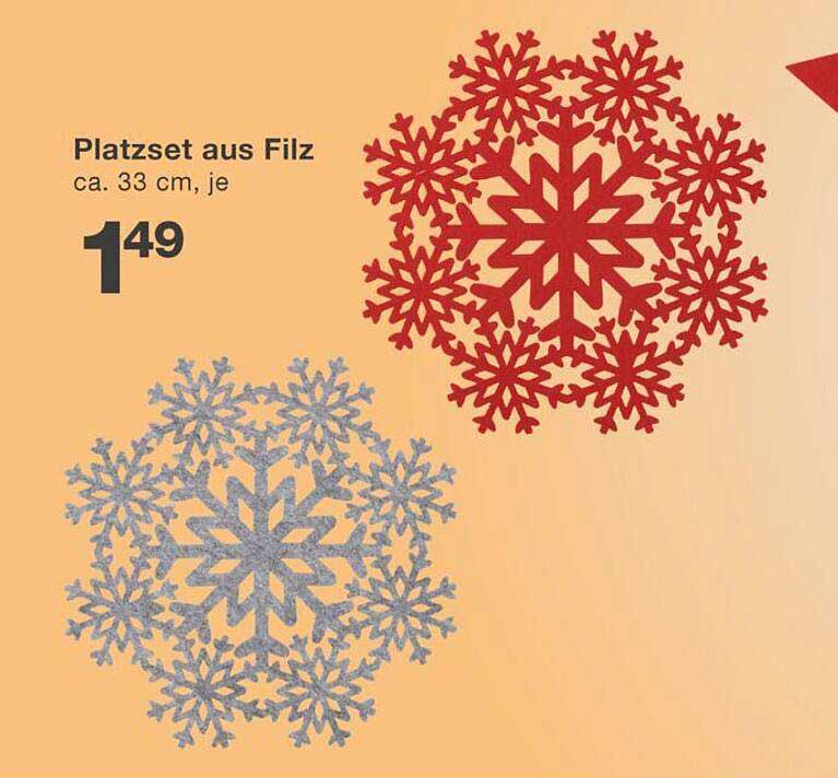 Platzset aus Filz