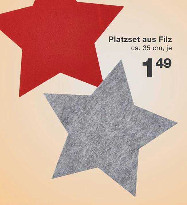 Platzset aus Filz