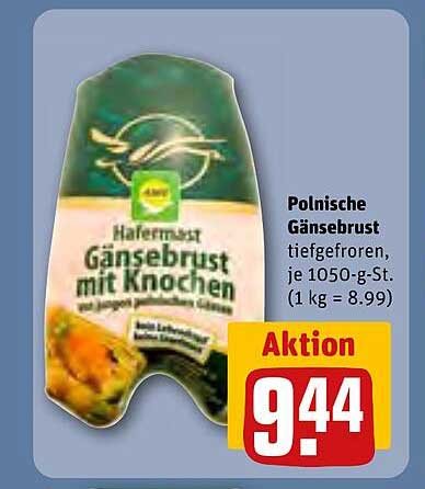 Polnische Gänsebrust mit Knochen