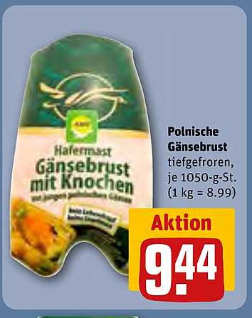 Polnische Gänsebrust mit Knochen