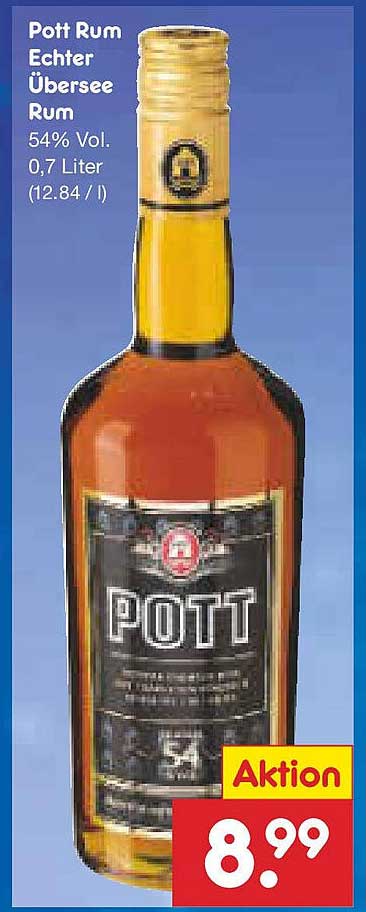 Pott Rum Echter Übersee Rum