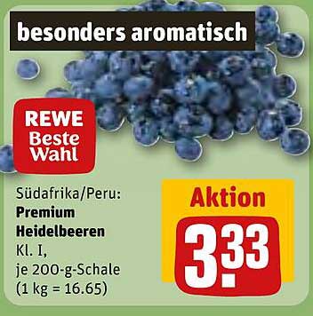 Premium Heidelbeeren