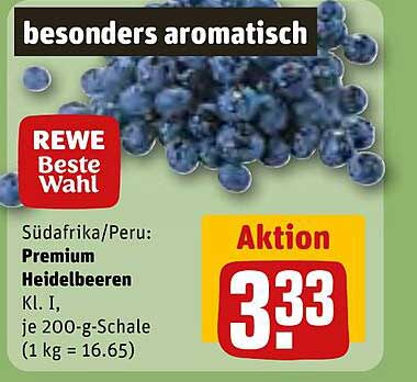 Premium Heidelbeeren