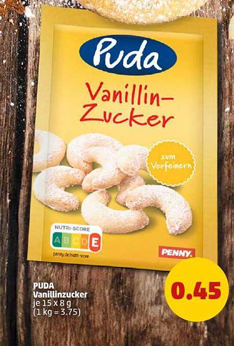 Puda Vanillin-Zucker