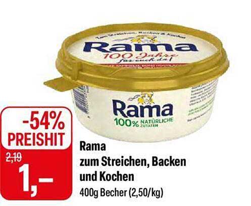 Rama zum Streichen, Backen und Kochen