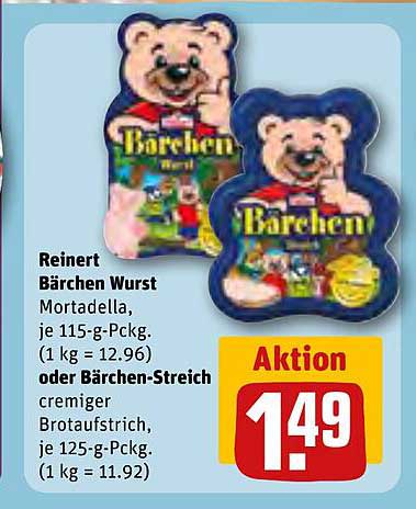 Reinert Bärchen Wurst