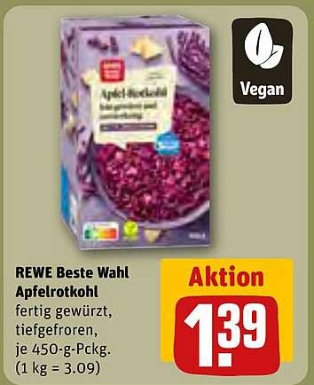 REWE Beste Wahl Apfelrotkohl