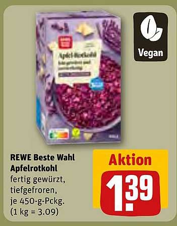 REWE Beste Wahl Apfelrotkohl