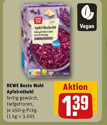 REWE Beste Wahl Apfelrotkohl