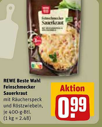 REWE Beste Wahl Feinschmecker Sauerkraut