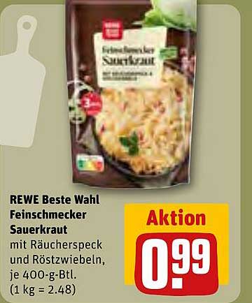 REWE Beste Wahl Feinschmecker Sauerkraut