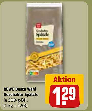 REWE Beste Wahl Geschabte Spätzle