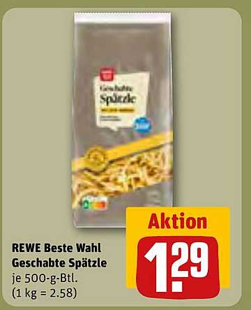 REWE Beste Wahl Geschabte Spätzle