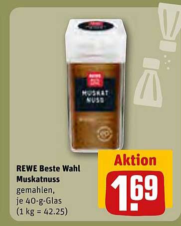 REWE Beste Wahl Muskatnuss