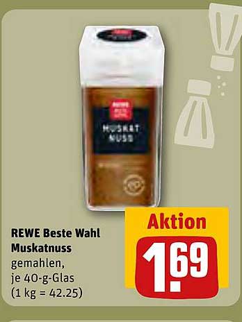 REWE Beste Wahl Muskatnuss