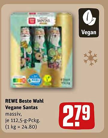 REWE Beste Wahl Vegane Santas