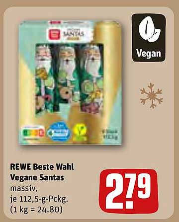 REWE Beste Wahl Vegane Santas