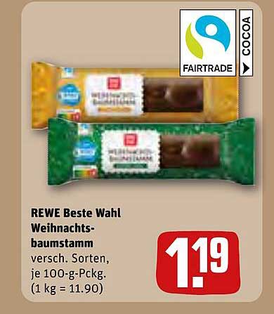 REWE Beste Wahl Weihnachtsbaumstamm