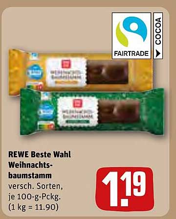 REWE Beste Wahl Weihnachtsbaumstamm