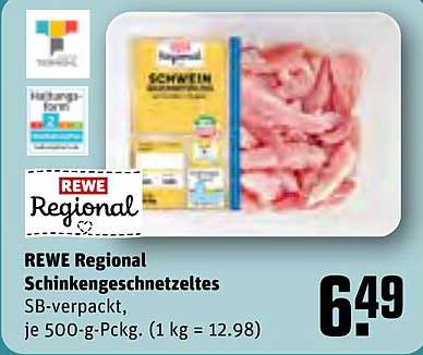 REWE Regional Schinkenengeschnetzeltes