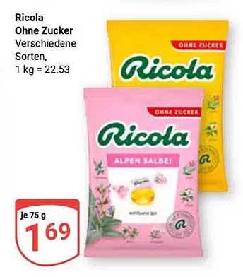 Ricola Ohne Zucker