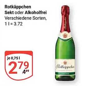 Rotkäppchen Sekt oder Alkoholfrei