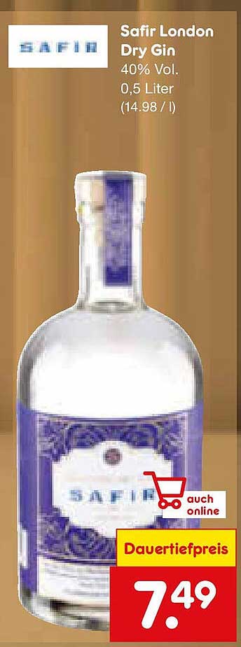 Safir London Dry Gin