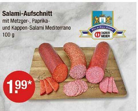 Salami-Aufschnitt