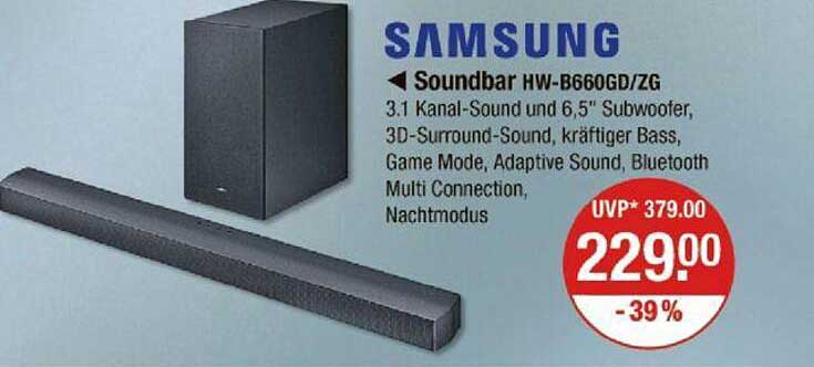 Samsung Soundbar HW-B660GD/ZG