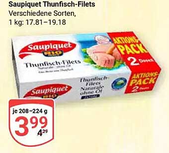 Saupiquet Thunfisch-Filets