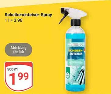 Scheibenenteiser-Spray