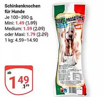 Schinkenknocken für Hunde