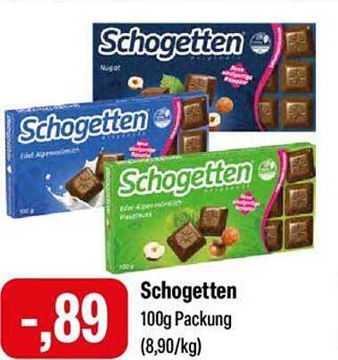 Schogetten 100g Packung