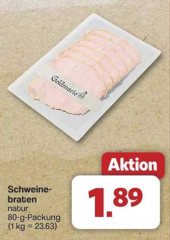 Schweinebraten natur