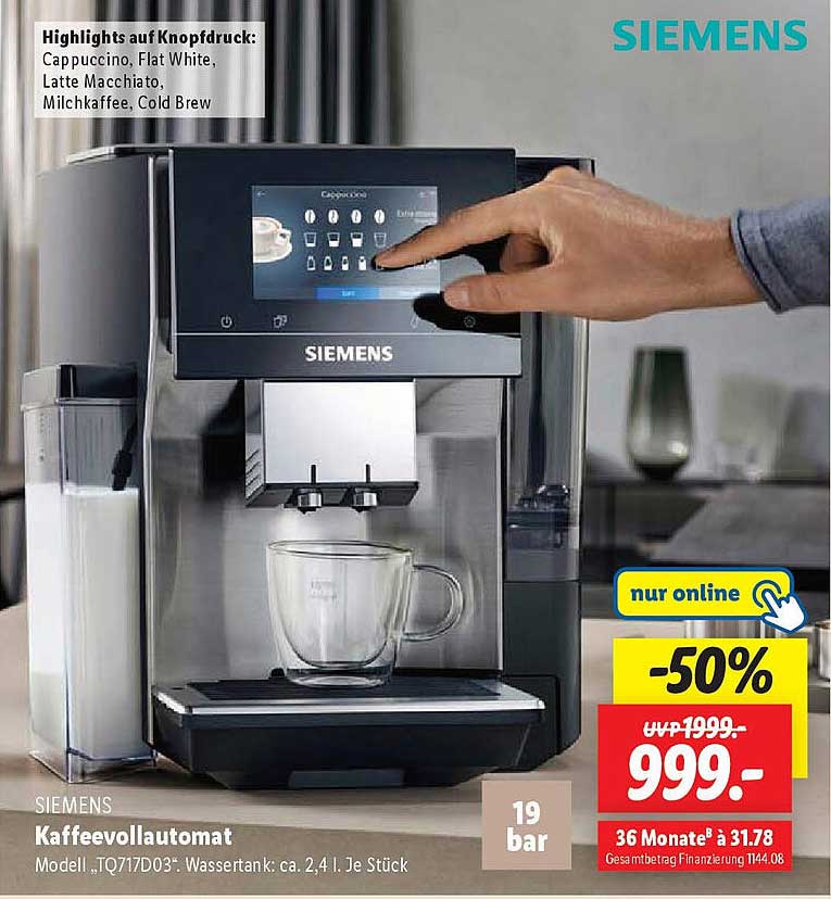 Siemens Kaffeevollautomat