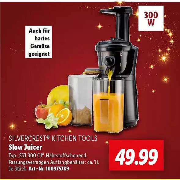 SILVERCREST® KITCHEN TOOLS Slow Juicer