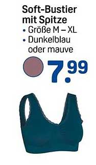 Soft-Bustier mit Spitze