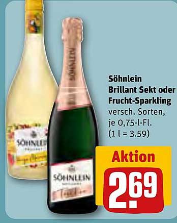 Söhnlein Brillant Sekt oder Frucht-Sparkling