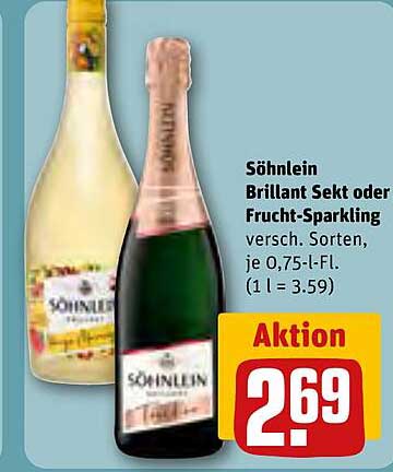 Söhnlein Brillant Sekt oder Frucht-Sparkling