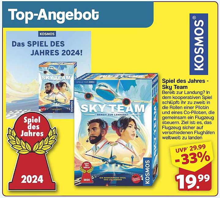 Spiel des Jahres - Sky Team