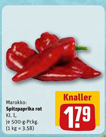 Spitzpaprika rot