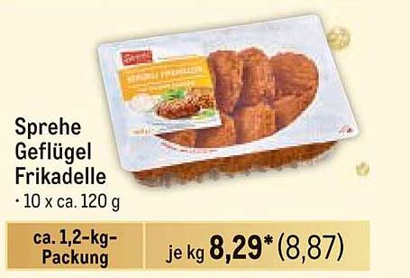 Sprehe Geflügel Frikadelle