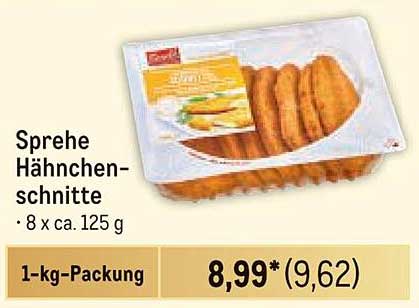 Sprehe Hähnchenschnitte