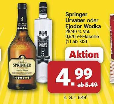 Springer Urvater oder Fjodor Wodka