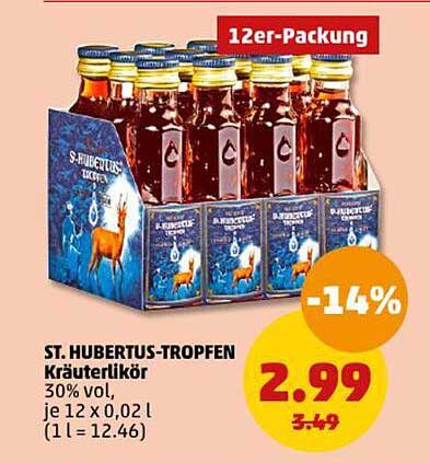 ST. HUBERTUS-TROPFEN Kräuterlikör