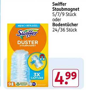 Swiffer Staubmagnet 5/7/9 Stück oder Bodentücher 24/36 Stück