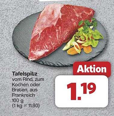 Tafelsplitz vom Rind, zum Kochen oder Braten, aus Frankreich