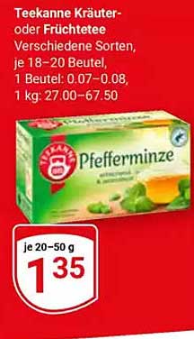 Teekanne Pfefferminze