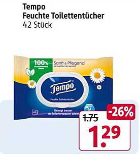 Tempo Feuchte Toilettentücher